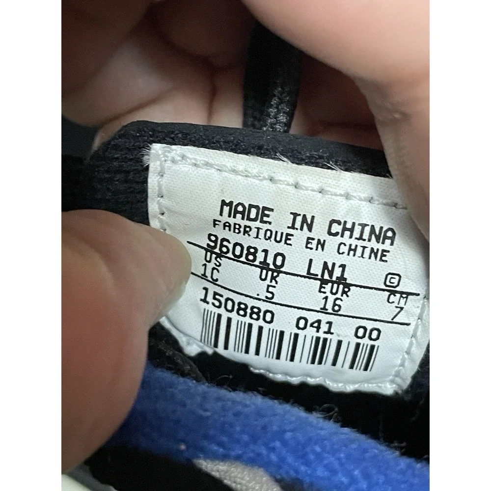 VINTAGE 1990's NIKE PENNY HARDAWAY BABY CRIB SHOES 1C soft bottom